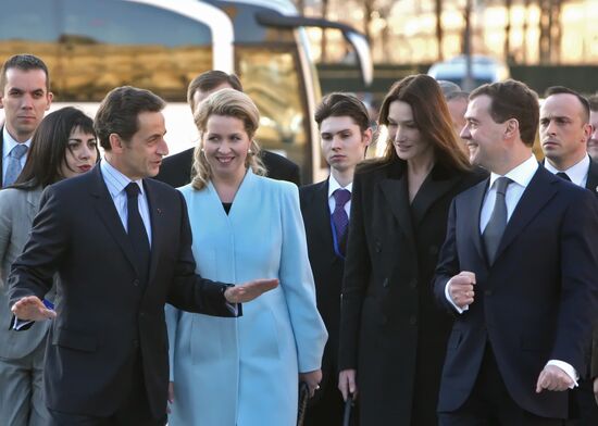 Dmitry Medvedev's visit to France. Day two