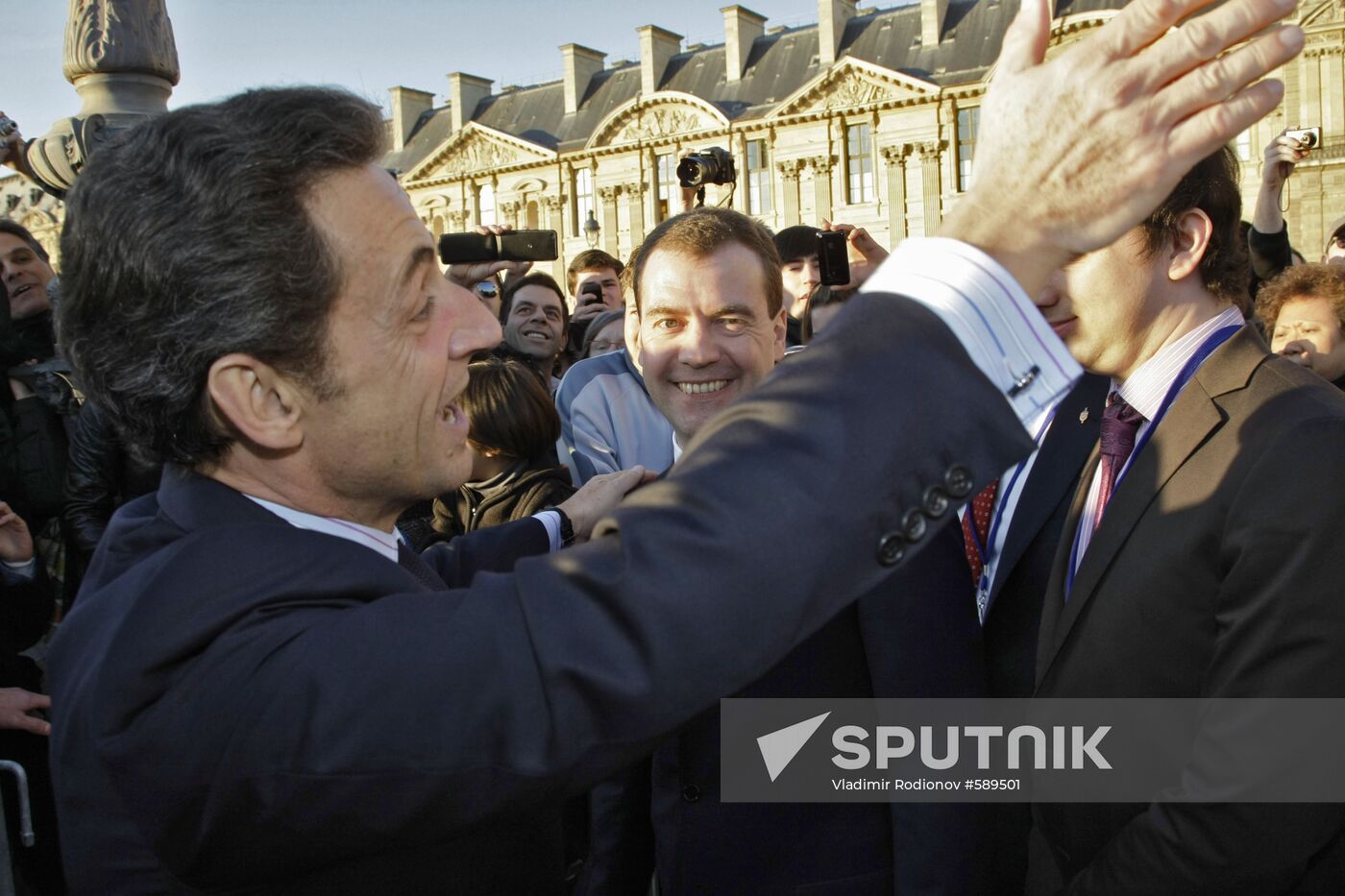 Dmitry Medvedev's visit to France. Day two