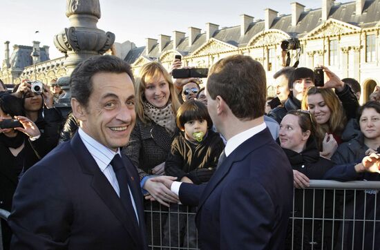 Dmitry Medvedev's visit to France. Day two