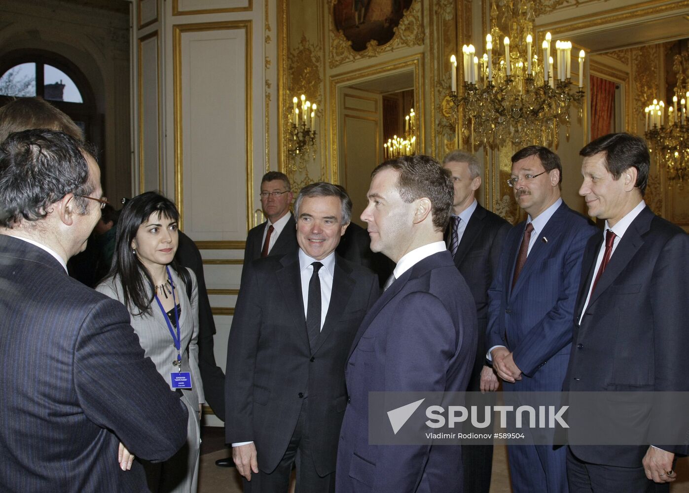 Dmitry Medvedev's visit to France. Day two