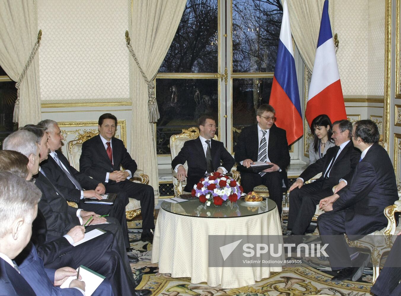 Dmitry Medvedev's visit to France. Day two