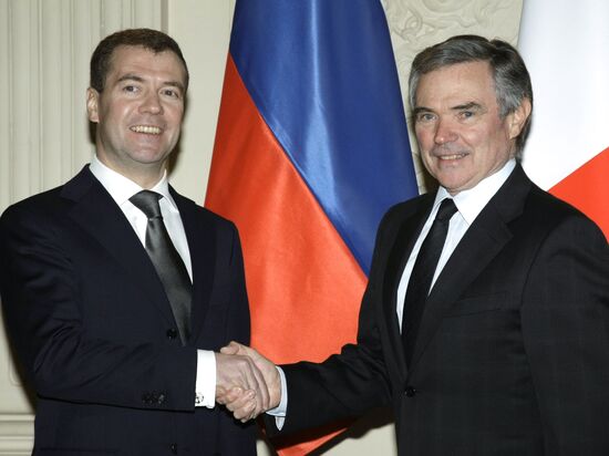 Dmitry Medvedev's visit to France. Day two