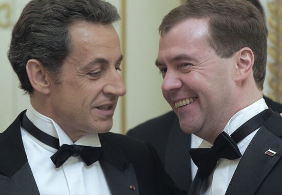 Dmitry Medvedev's official visit to France. Second day