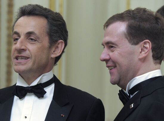 Dmitry Medvedev's official visit to France. Second day