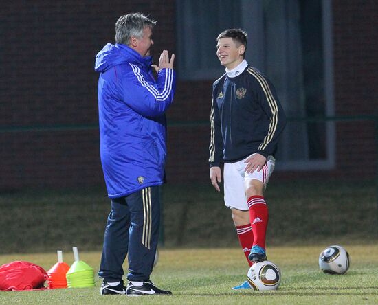 Guus Hiddink and Andrei Arshavin