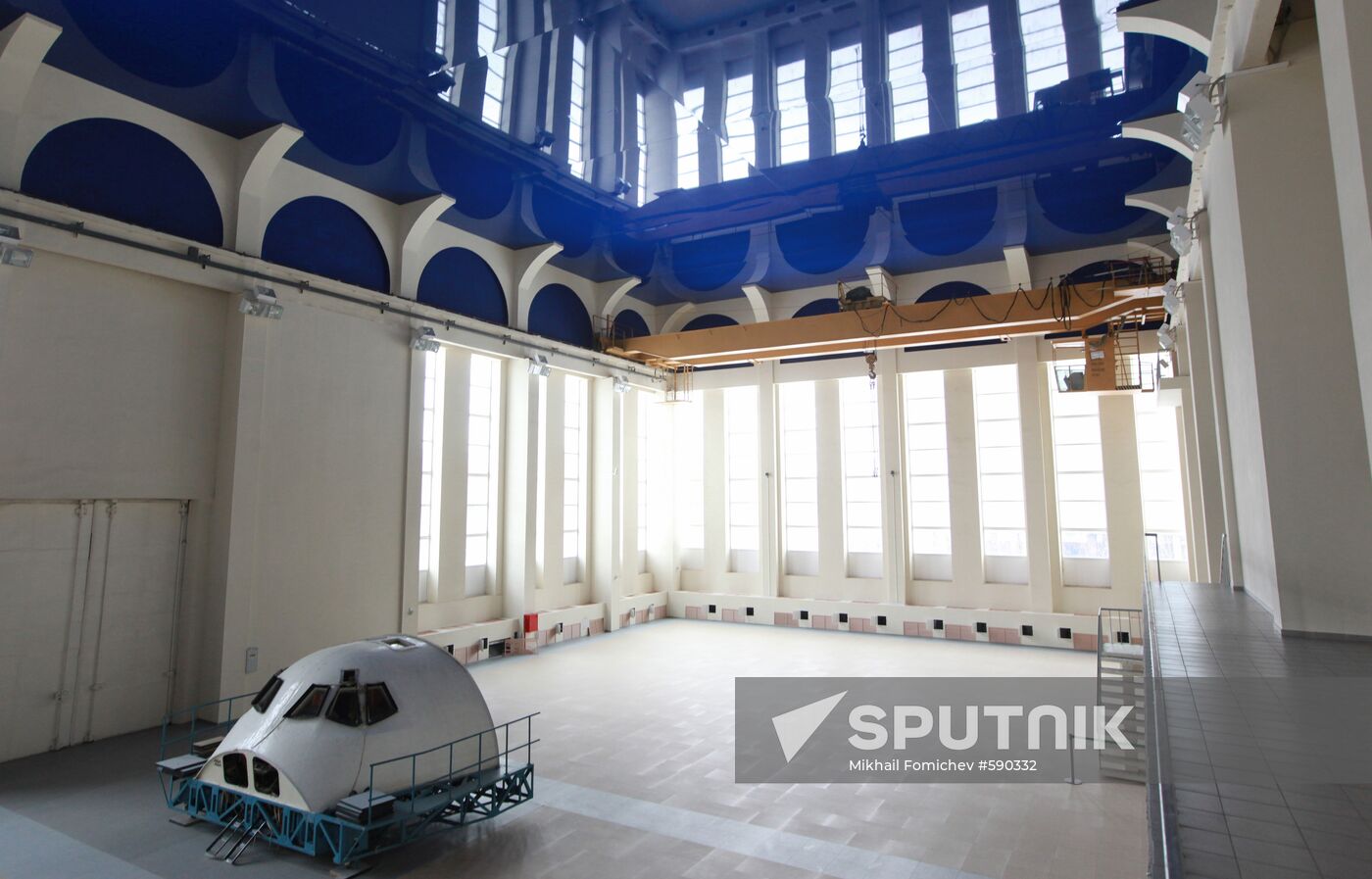 Cockpit of Buran space shuttle