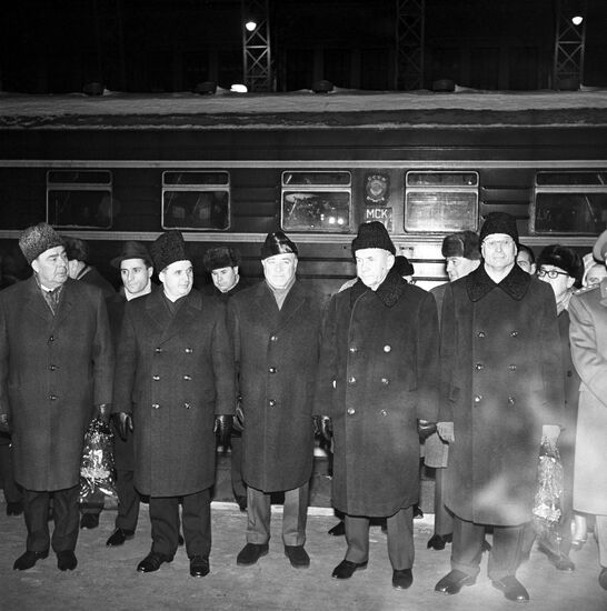 Romanian delegation in USSR