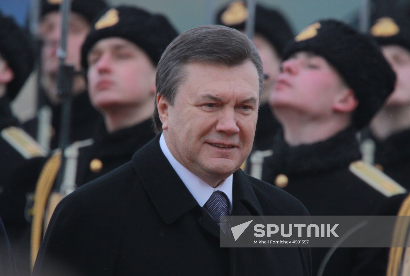 Viktor Yanukovych visits Moscow