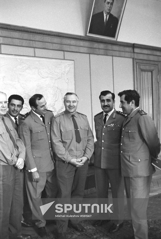 Brigadier General M. Sharba visits USSR