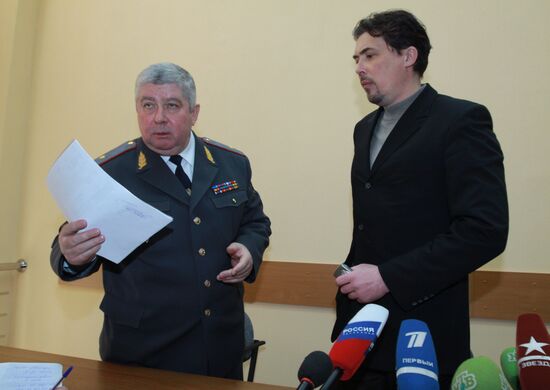 Briefing on road accident on Leninsky Prospekt