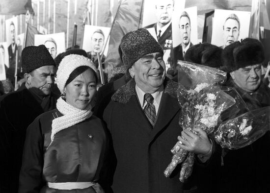 Leonid Brezhnev visits People's Republic of Mongolia