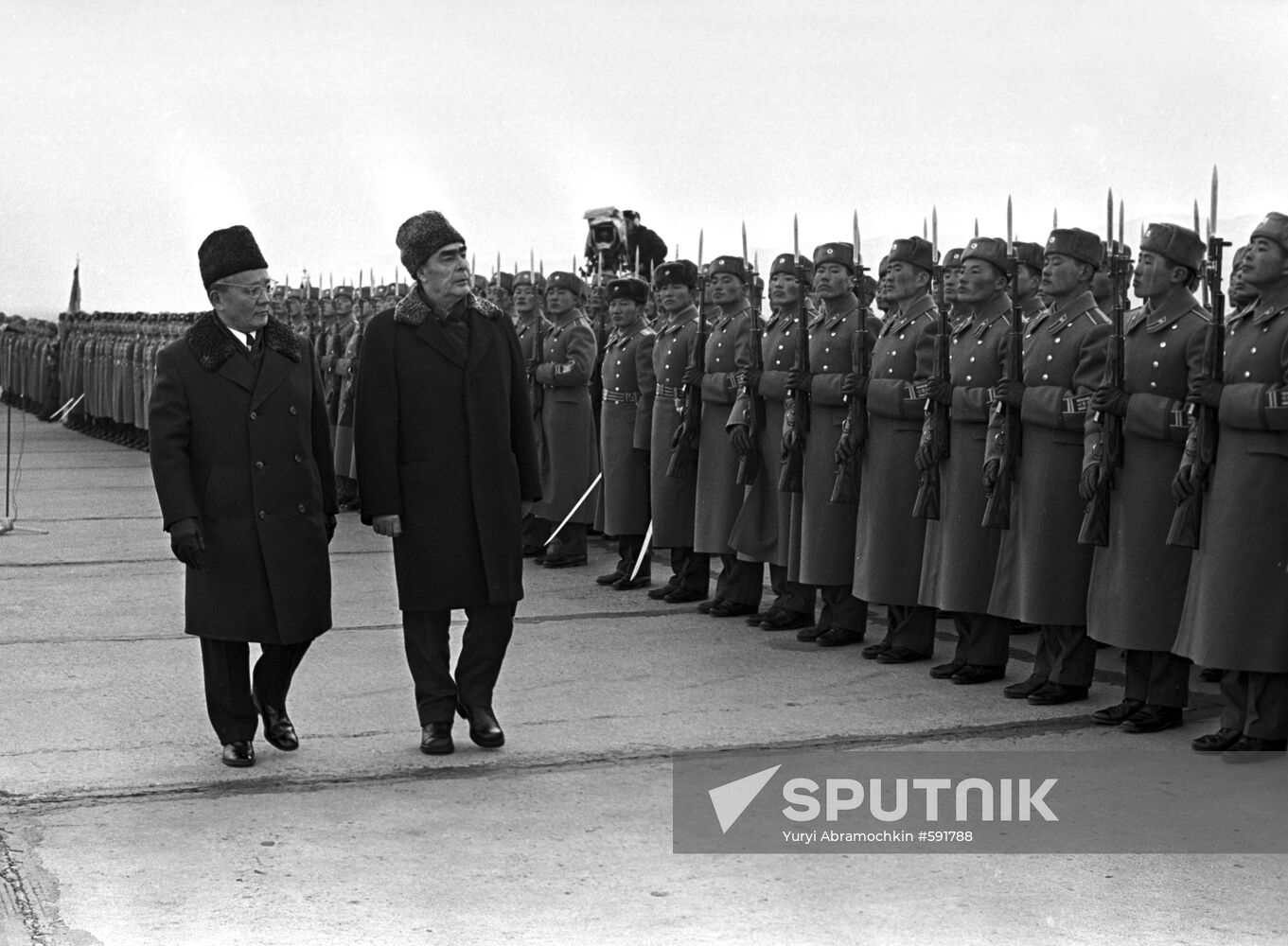 Leonid Brezhnev visits People's Republic of Mongolia