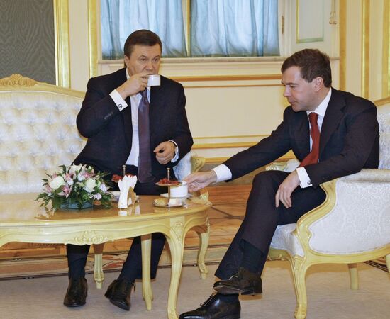 Dmitry Medvedev, Viktor Yanukovych