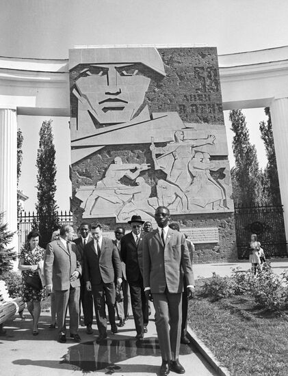 Delegation from Senegal in the USSR