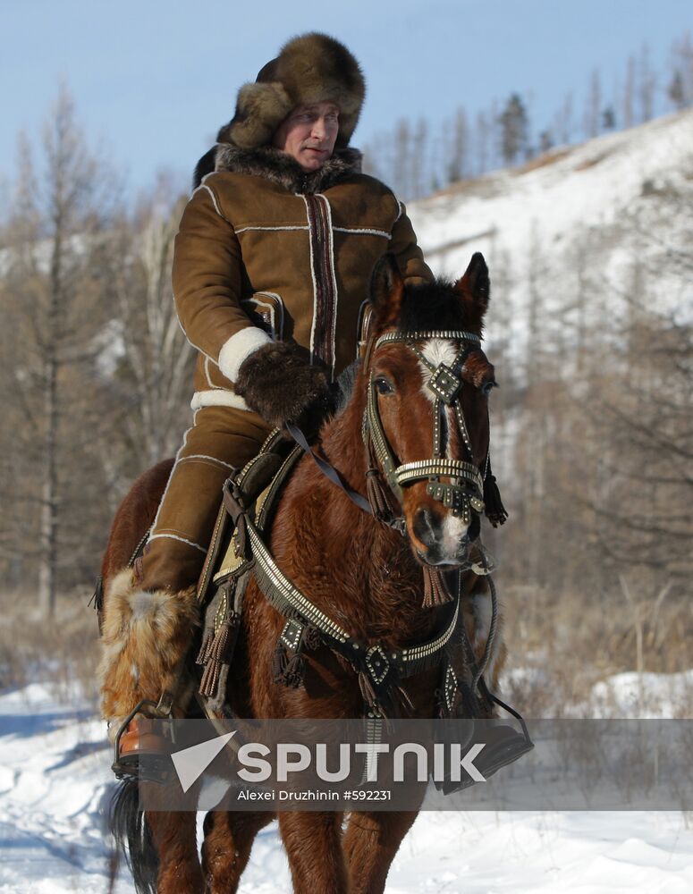 Vladimir Putin visits Khakassia