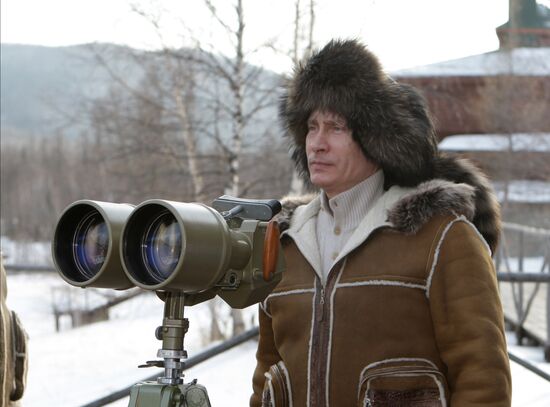 Vladimir Putin visits Khakassia