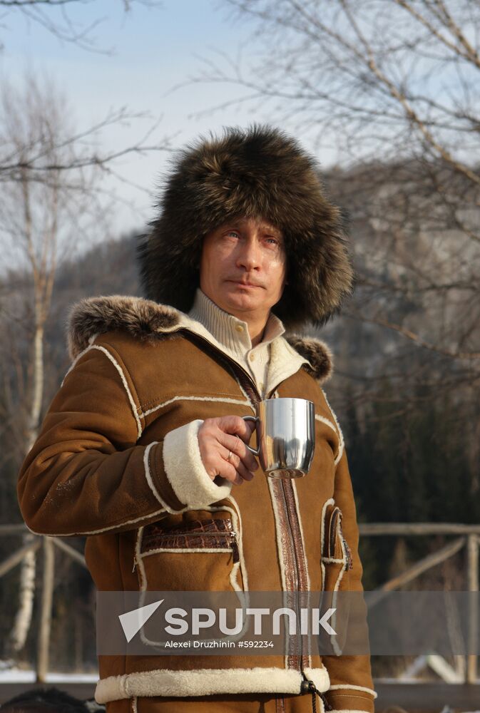 Vladimir Putin visits Khakassia