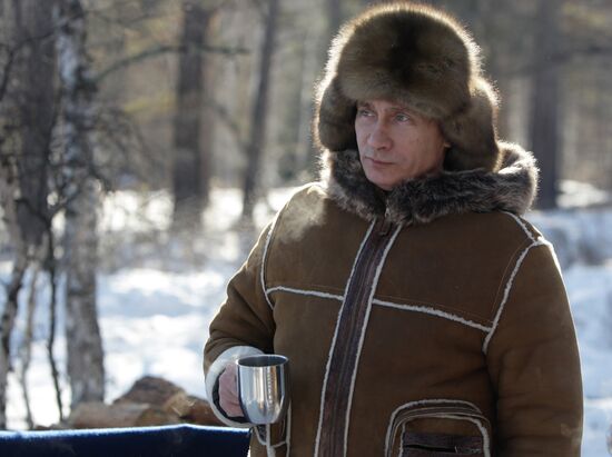 Vladimir Putin visits Khakassia
