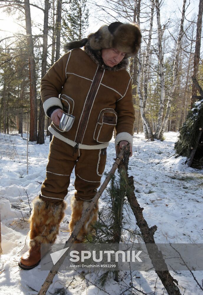Vladimir Putin visits Khakassia