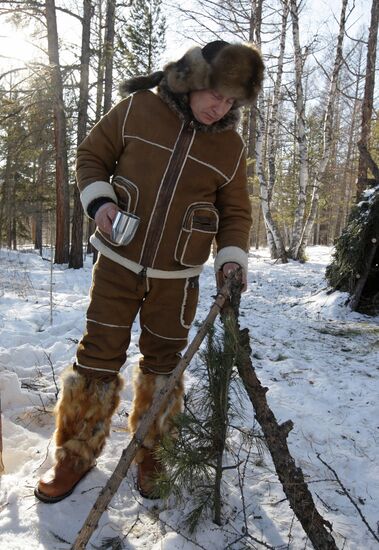 Vladimir Putin visits Khakassia