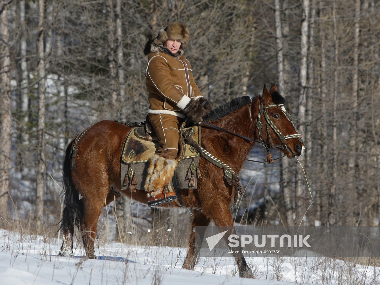 Vladimir Putin visits Khakassia