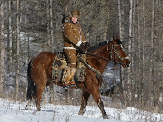 Vladimir Putin visits Khakassia