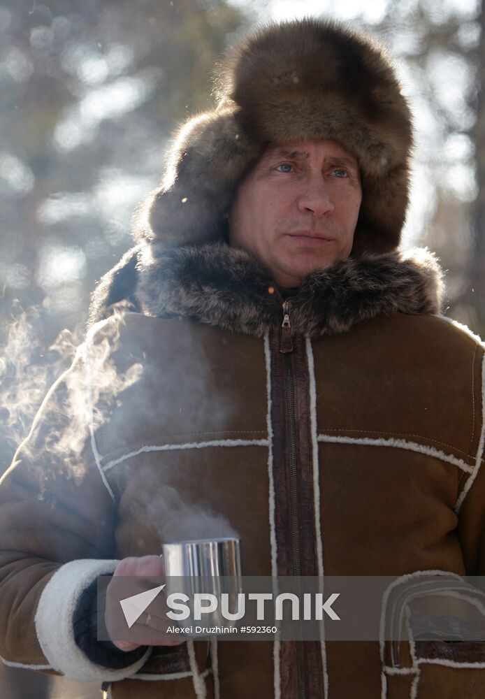 Vladimir Putin visits Khakassia