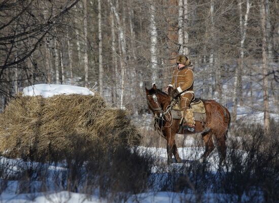 Vladimir Putin visits Khakassia