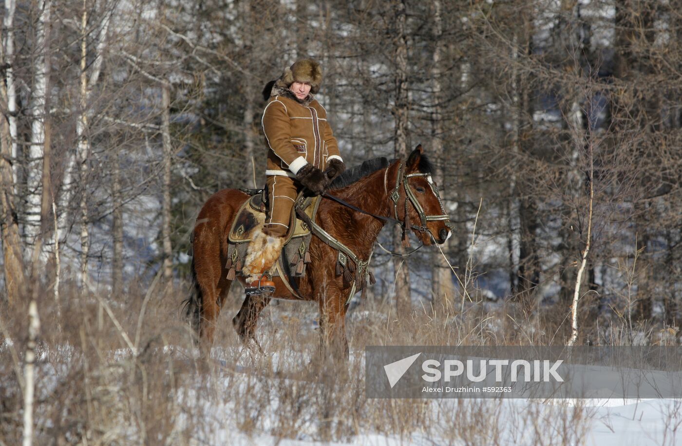 Vladimir Putin visits Khakassia