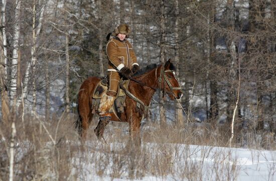 Vladimir Putin visits Khakassia