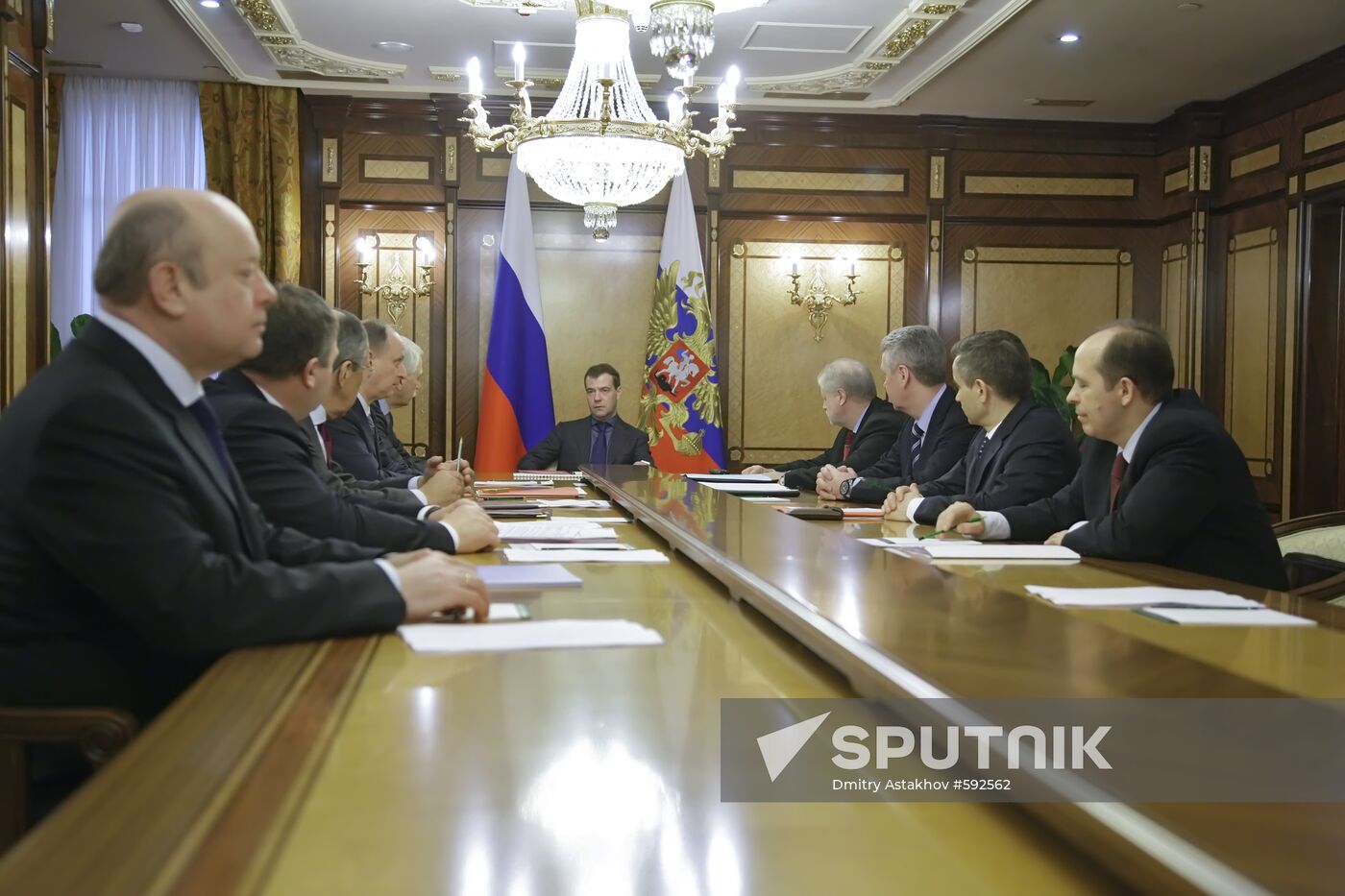 Dmitry Medvedev meets with Security Council