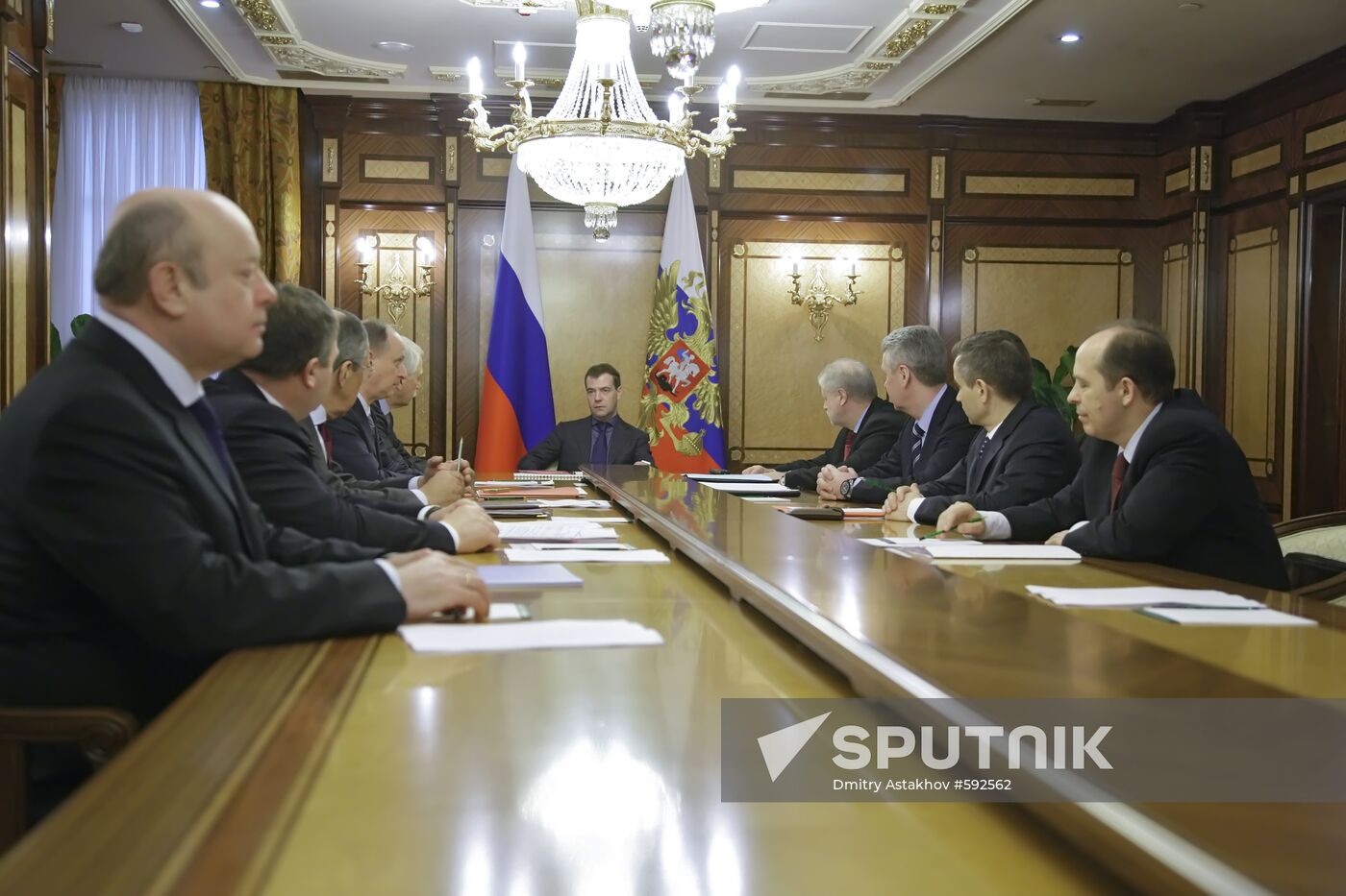 Dmitry Medvedev meets with Security Council