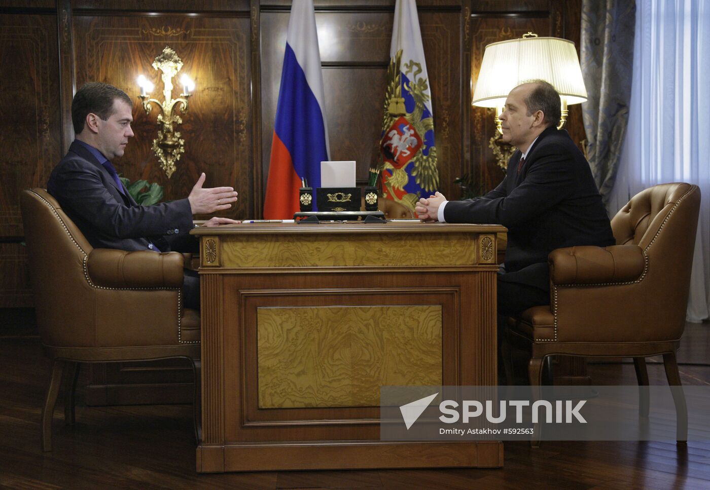 Dmitry Medvedev meets with Alexander Bortnikov