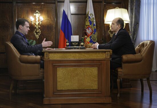 Dmitry Medvedev meets with Alexander Bortnikov