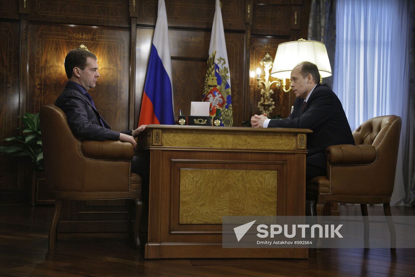 Dmitry Medvedev meets with Alexander Bortnikov