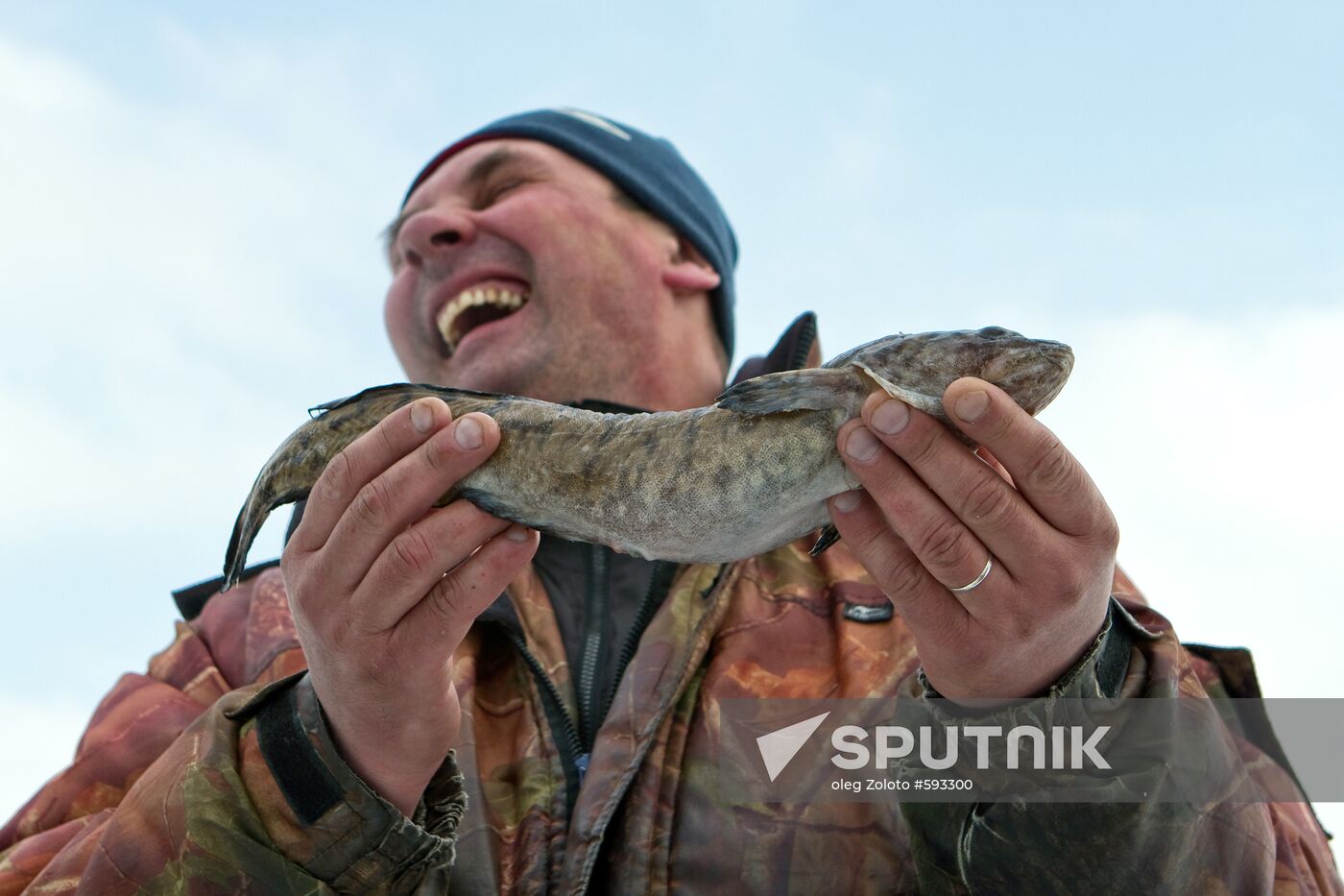 Participant of the "Chkalovskaya Rybalka 2010" fishery festival