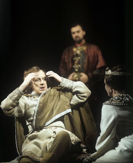 Scene from play Tsar Fyodor Ioannovich