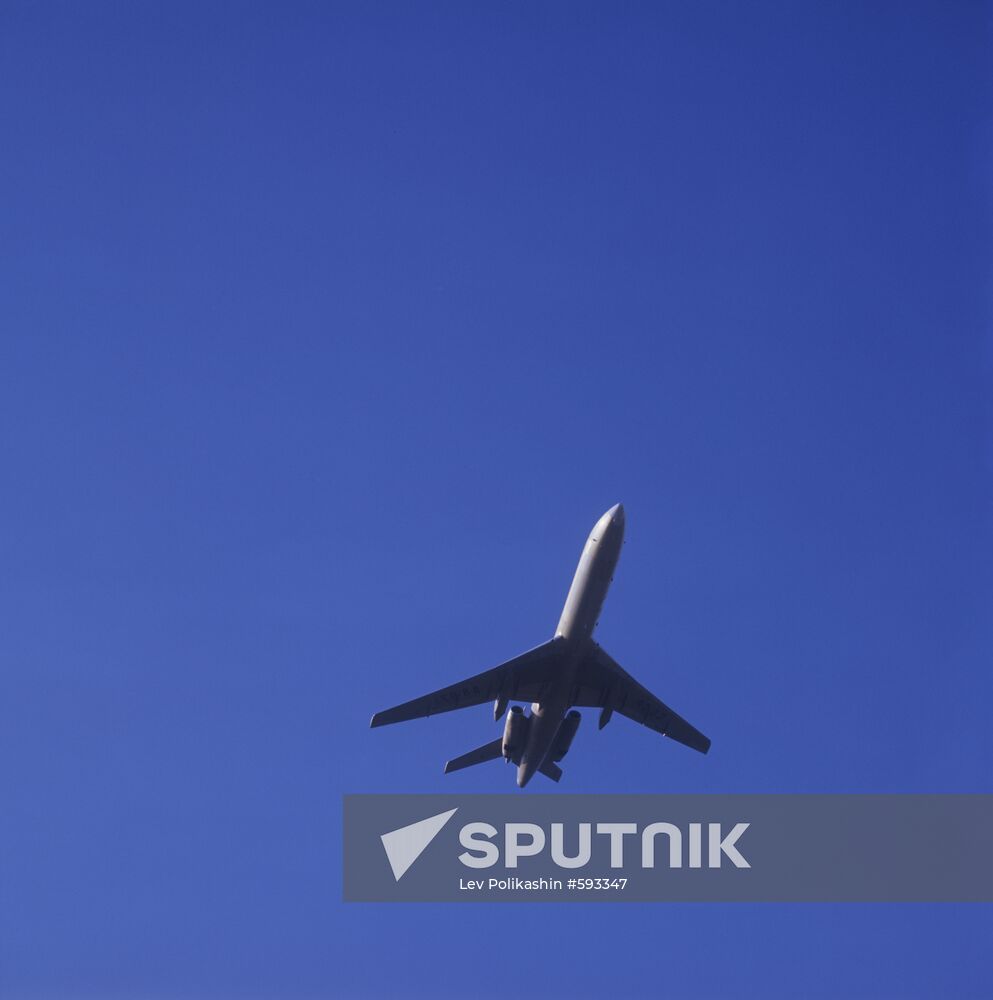 A Tupolev Tu-154 airliner
