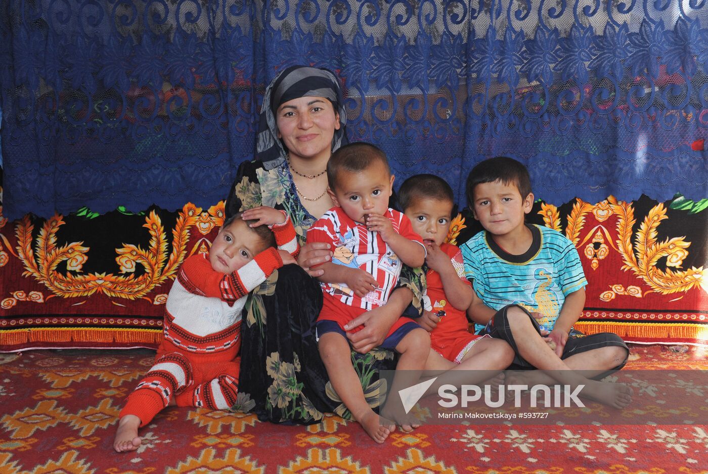 Woman in Aininsky district, Tajikistan