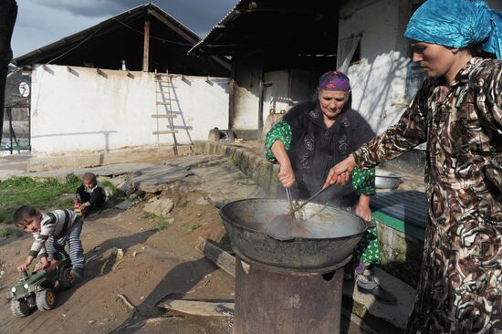 Women in Rushansky district, Tajikistan
