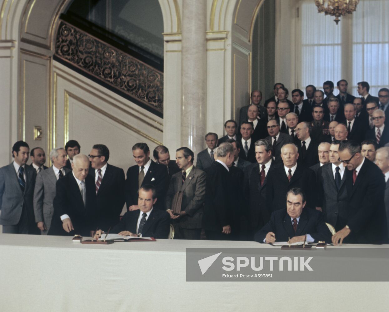 U.S. President Richard Nixon in Moscow