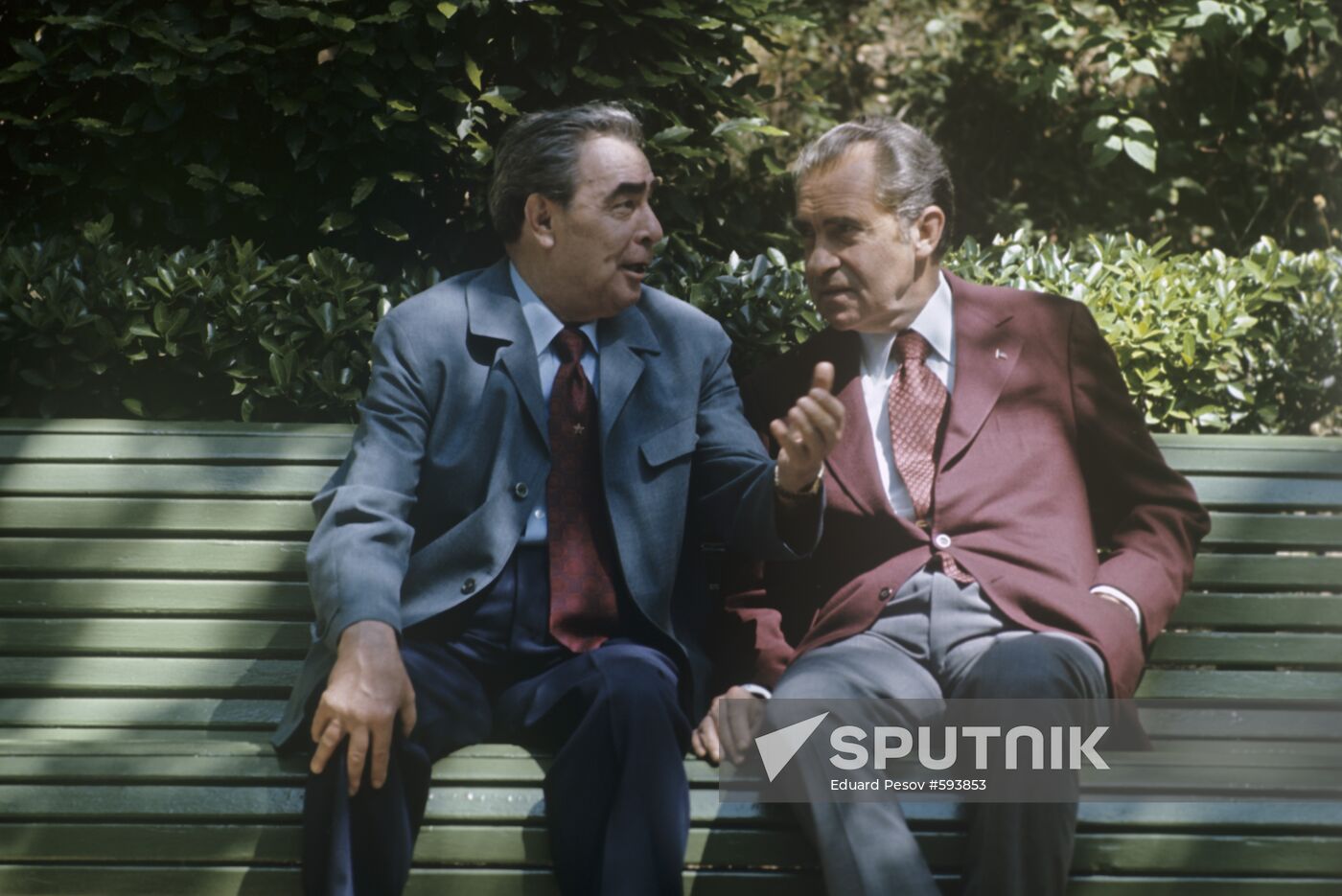 U.S. President Richard Nixon visits USSR