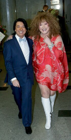 Valentin Yudashkin and Alla Pugacheva