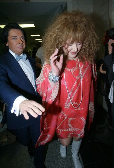 Valentin Yudashkin and Alla Pugacheva