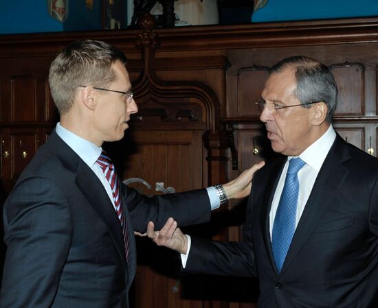 Sergei Lavrov meets with Alexander Stubb