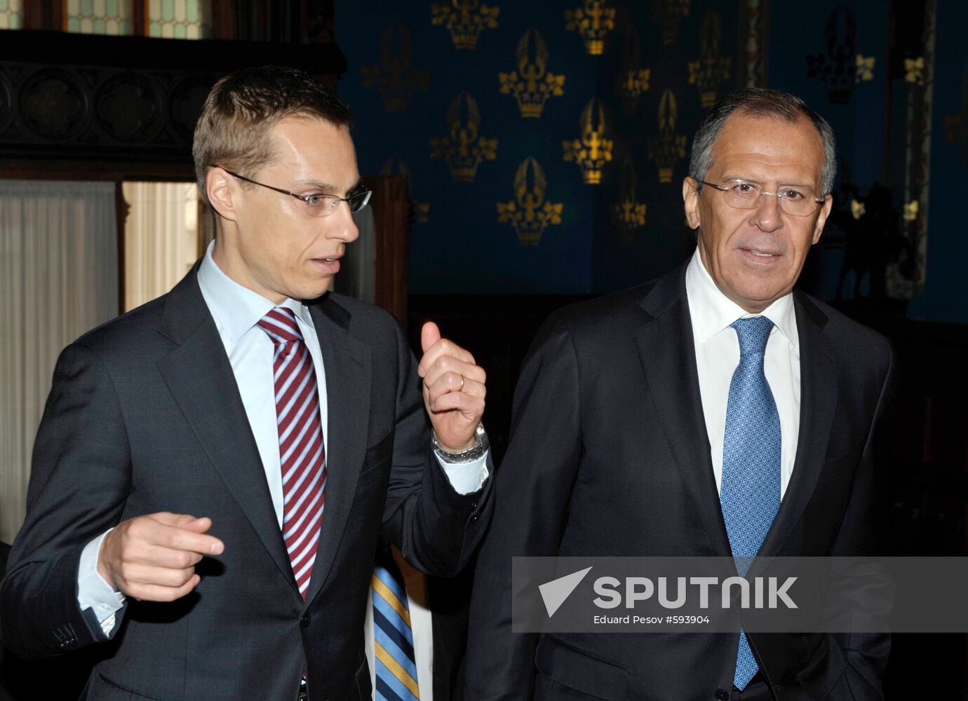 Sergei Lavrov meets with Alexander Stubb