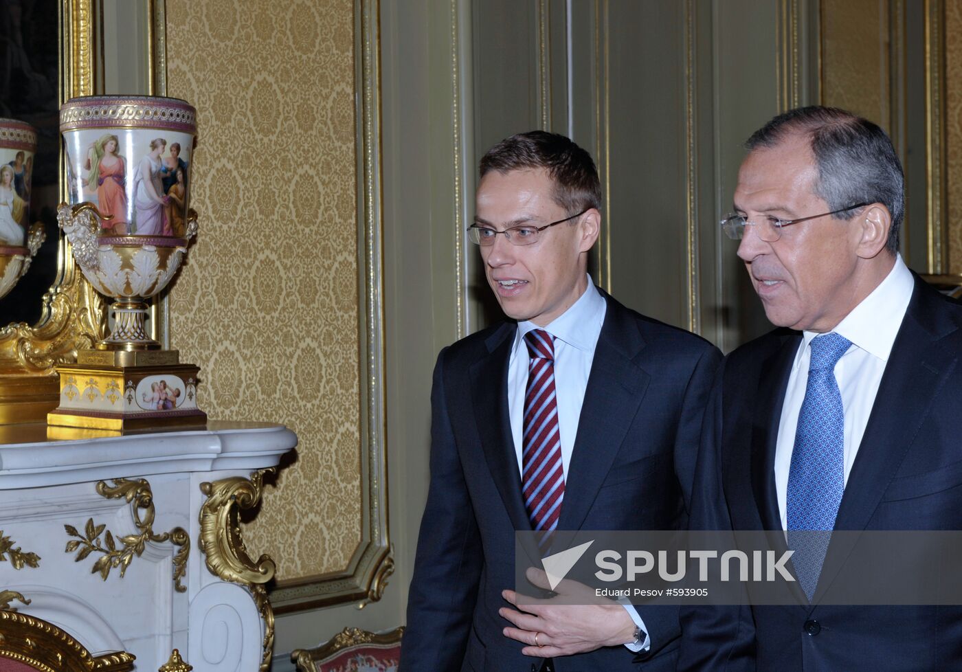 Sergei Lavrov meets with Alexander Stubb