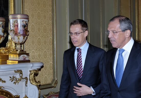 Sergei Lavrov meets with Alexander Stubb