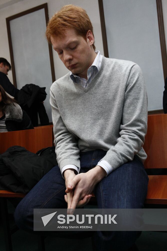 Denis Yankovsky sentenced at Presnensky Court