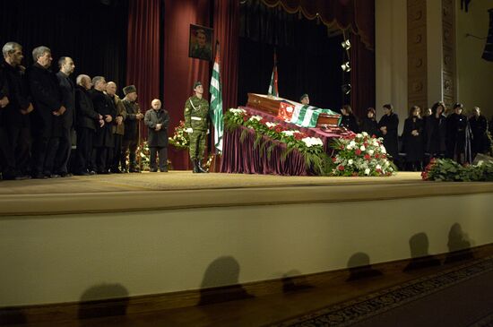 Paying last respects to Vladislav Ardzinba in Sukhumi